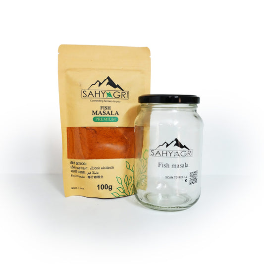 FISH MASALA WITH GLASS JAR