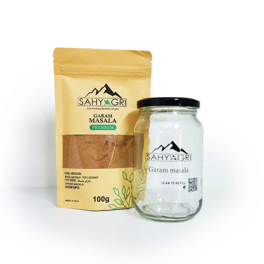 GARAM MASALA WITH GLASS JAR