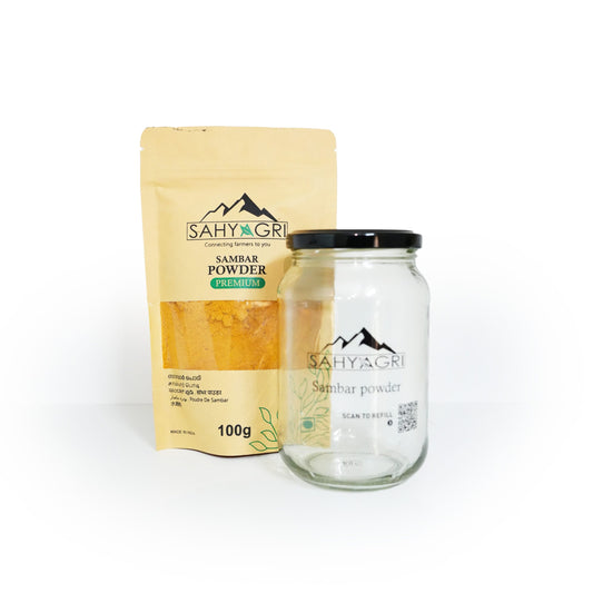 SAMBAR POWDER WITH GLASS JAR