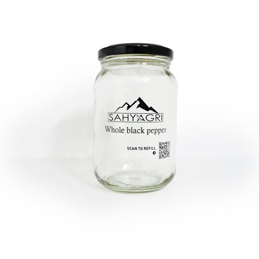 WHOLE BLACK PEPPER JAR